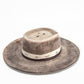 The Espresso Distressed Wide Brim Fur Felt Hat that you can style with dark denim and leather

