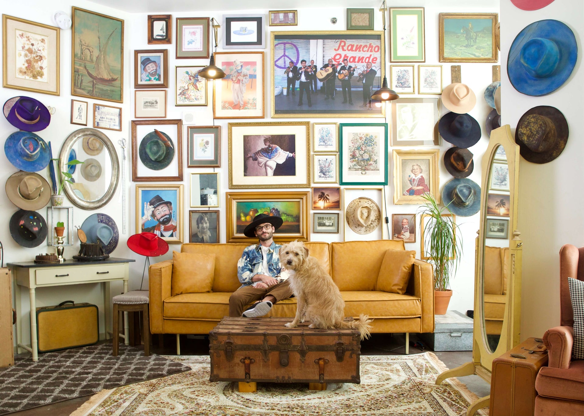 Load video: Happening in DTLA Art Night Podcast Featuring Christopher Jay Heller discussing how he became a hatter.