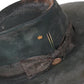 Rowan fur felt hat with Italian wool ribbon and distressed leather band
